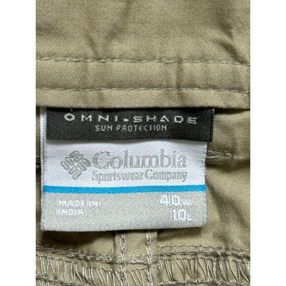 Columbia Men’s 4 Pocket Hiking Cargo Shorts Khaki Beige Size 40 - Picture 6 of 8